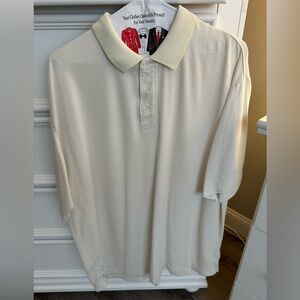 Jamaica Jaxx Polo Shirt Men's XL 1X Beige Short Sleeve Golf